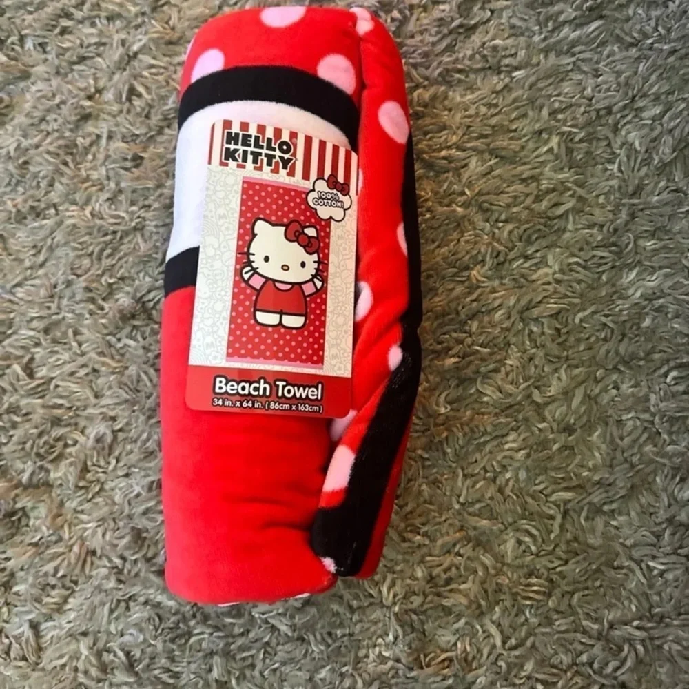 Hello Kitty beach towel nwt